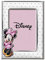 VALENTI & CO. Disney Baby Minnie Mouse Bilderrahmen in Silber mit bunt gemalten Details für Tisch oder Nachttisch für das Kinderzimmer, Geschenkidee zur Taufe oder zum Geburtstag