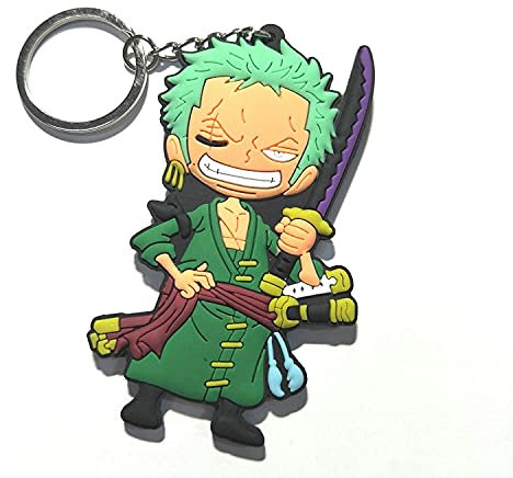Wiazhu Onepiece Japanische Anime Figur Roronoa Zoro Schlüsselanhänger Merchandise