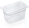 Kadida Gastronormbehälter -GN 1/4- GN Pans Gastro Behälter aus Polycarbonat PC, Verschiedene Höhen erhältlich, Größe: 1/4-150mm