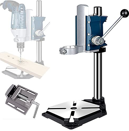 LXX Bohrmaschinenständer, Bohrständer Bohrmaschinenständer mit Schraubstock, Universal Ständer für Bohrmaschine für Heimwerker und Professionelle Reparaturen