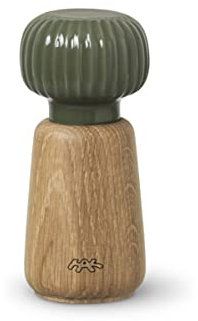 Kähler Mühle H14 cm Hammershøi handlich dänisches Design Gewürzmühle, grün