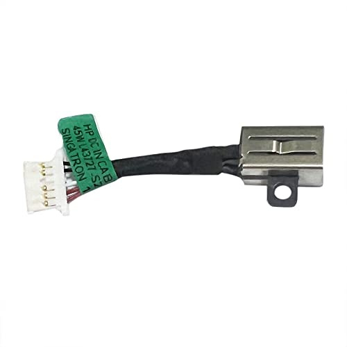 ZAHARA DC In Power Jack DC Port Cable for HP 11AK 11AK0012DX L44451001 L43727S27 L43727F27 L43727Y27 DC Port Dock Plug Charging Port(4.4CM)(CB33) DCIN