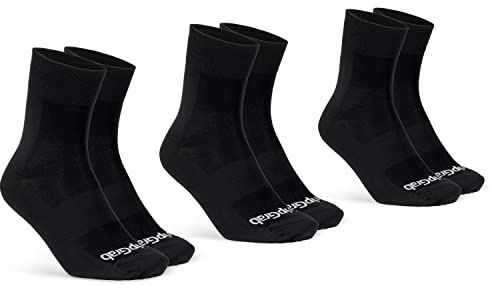 GripGrab Lightweight SL Fahrrad Socken Sommer - Radsocken Kurz & Lang | Coolmax Material mit Mesh-Zonen, 1er & 3er Pack, ca. 9 cm kurz / ca. 15 cm lang, minimales Branding