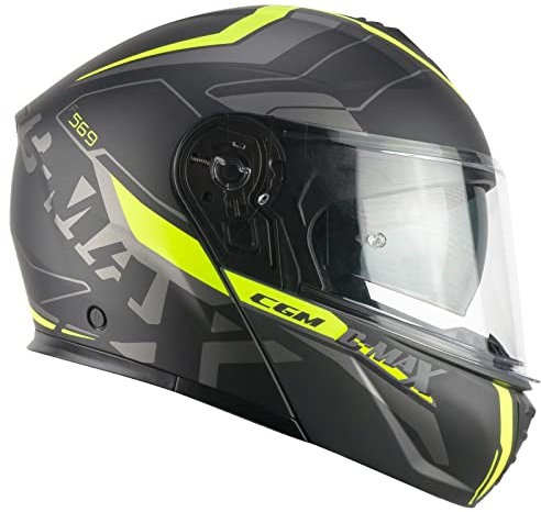 CGM Casque modulable 569G C-Max City Noir 569G-ALV-19-D1 Taille L