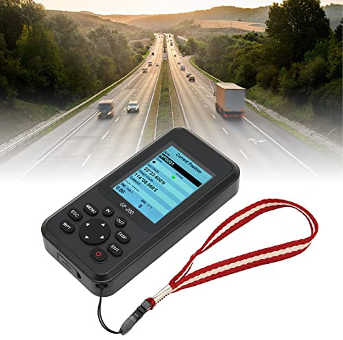 Gavigain GPS Portable,2.6in Color Display GPS Navigator,Navigateur GPS Portable d'extérieur pour Véhicule Marine(Noir)