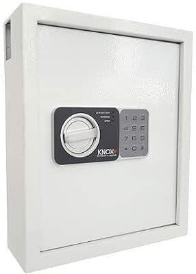 Phoenix KNOXSAFE KEYLOCKER 2 Schlüsseltresor Schlüsselkasten Tresor für 48 Schlüssel inkl. Schlüsselanhänger, Weiss HxBxT: 36 x 30 x 10 cm 7,5 kg