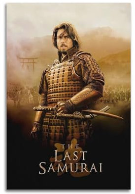 greb Filmposter The Last Samurai, Raumdekoration, ästhetisches Poster, künstlerisches Poster für Schlafzimmer, Wohnzimmer, Wände, 30 x 45 cm, ungerahmter Stil