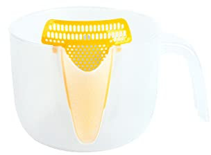 Vaso medidor de filtro transparente para batir huevos, cuenco de medición de líquidos con material de escala, vasos medidores de líquidos, batidor de huevos
