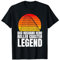 Dad Husband Hero Roller Coaster Legend Fathers Day T-Shirt