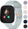 YLK Kinder Armband kompatibel mit Xplora X6 Play Armband für Mädchen Jungen, Weiches Sicheres Silikon Armbänder Wasserdichtes Sport Ersatzarmband für Xplora X6 Uhrenarmbänder, Hellgrün