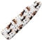 Jeiento 15x54 Dachshunds Ironing Board Cover Dog Paw Print and Hearts Iron Pad Covers for Ironing Board Stain Resistant Polyester Ironing Covers,15x54 Inches