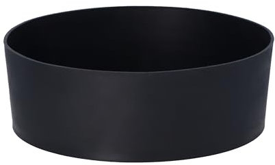 HELPMATE Gipsbecher – zylindrische Form – schwarz – flexibler Weichkunststoff – ⌀150x50 zum Anrühren von Gipsmasse