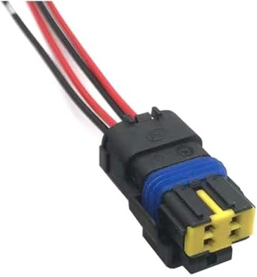 LIANGMEI 1 pz 4 pin PL042S0049 pompa di benzina Fit Compatible auto spina femmina connettore elettrico impermeabile con codino(E)