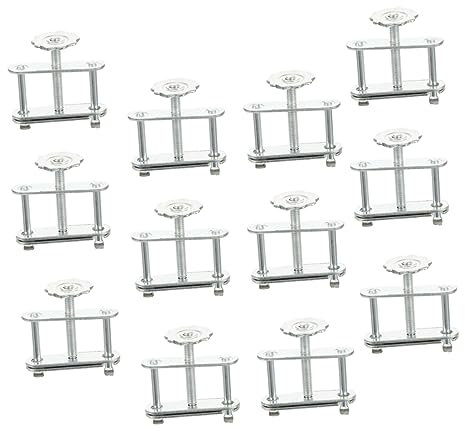 SKISUNO Swivel Screw Tubing Clamp Flow Control Clamp Fasteners Compact Design for Lab Use