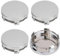 LeaHY 4 Stück Auto ABS Radnabenkappen für Hyundai Hatchback i10/i20/i30/ix20/Solaris/Veloster/Liftback IONIQ, 60mm 68mm Universelles Kappen Radnabenabdeckungen Radnaben Mitteldeckel Ersatz Zubehör