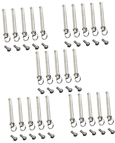 CRILSTYLEO 25juegos Kit De Remaches y Tornillos para Abanicos De Mano De Ejes De Reparación Fácil y Práctica para Abanicos Plegables para Manualidades DIY