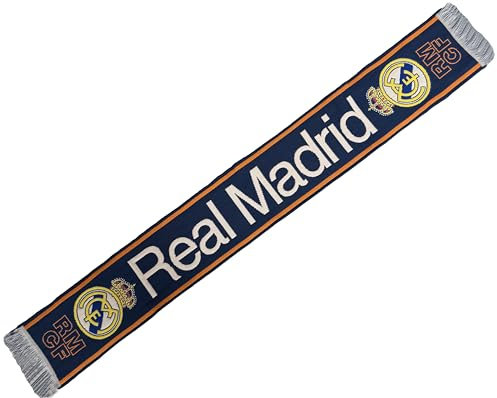 REAL MADRID Schal Real – Offizielle Kollektion Liga Football – Größe 140 cm, blau, 140