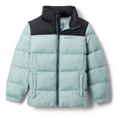 Columbia Jungen Puffect 2 Jacket Pufferjacke, Knautschblau, Schwarz, 116 EU