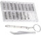 Healvian Glasses Screws Gold Assortment 1000pcs Repair Screws Set Sunglasses Nuts for Frames