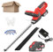 Cordless Hedge Trimmer, 2 * 1300mAh Handheld Hedge Cutter Trimmer with Gloves & Goggles, 60cm Dual Action Blade, 16mm Tooth Opening, Electric Shrub Shear for Trimming Hedges, Shrubs