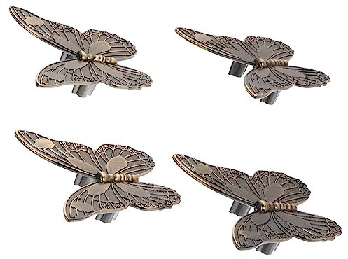 Operitacx 4 Pièces Poignées de Tiroir de Boutons Vintage pour Meubles Poignées de Porte Décoratives pour Armoires et Commodes Style Rétro et Industriel