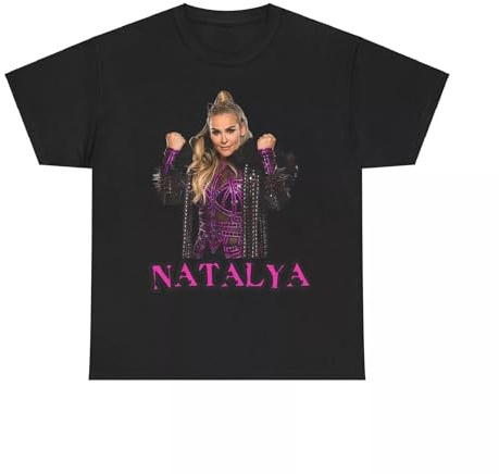 Natalya Neidhart Hart Foundation Pro Wrestling T Shirt Black 3XL