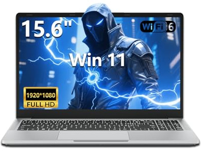 PC Portatile 15,6 Pollici con Ryzen 5 5500U, 16GB RAM 1TB SSD, Win 11 Notebook Schermo FHD 1920*1080, Laptop con Tastiera Retroilluminata con Tastierino Numerico, Computer Portatile Type-C HDMI USB3.0