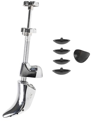 Qianly Ensanchador de Calzado de Metal Resistente Al Desgaste Dilatador Zapatos Ajustable, Doble Eje