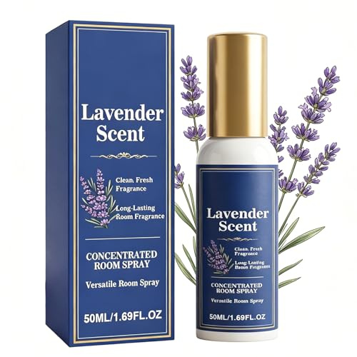 Spray Concentrato per Ambienti, Spray Purificatore d'Aria, Deodorante al Profumo di Lavanda, Elimina Odori, Fragranza Fresca e Pulita a Lunga Durata, Sicuro per Bambini e Animali