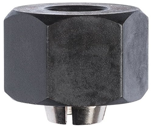 Bosch Professional 1x Spannzange (Ø 1/4'', für GFK 600 UK-Version, Zubehör für Kantenfräser)