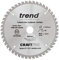 Trend Aluminium & Plastic Circular Saw Blade, 165mm Diameter, 20mm Bore, 48 Teeth, 2.5mm Kerf, -6° Hook, TCT, Extra-Fine Finish, CSB/AP16548