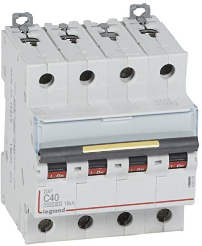 Disjoncteur DX³ 10000-16kA - 4P - 400V~ - 40A - courbe C - 4 modules
