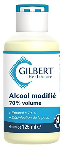 GILBERT HEALTHCARE Antiseptique Alcool Modifie 70% 125 ml - Lot de 3