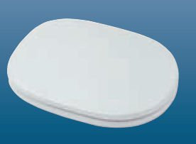 Sedile Non Originale in Legno Rivestito Ideal Standard Linda Colore Bianco Ideal Standard