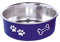 Nobby Gamelle en Acier Inoxydable « Fusion » antidérapante Bleu 13 cm 0,5 l