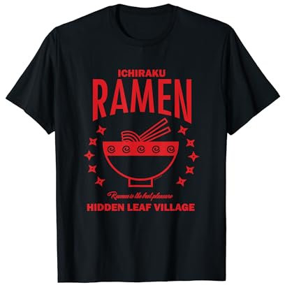 Naruto Shippuden Foodie Ichiraku Ramen Anime T-Shirt
