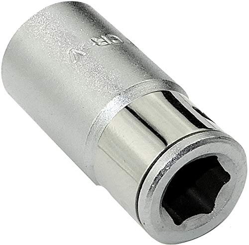 AERZETIX - C45223 - Adaptateur Réducteur Convertisseur pour Clé à Douille/Porte-Embout - 1/4 Femelle x 1/4 Femelle - pour Clé/Cliquet Manuelle/Pneumatique - Hexagonale/6 Pans Allen - en Acier CR-V