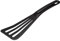 MatferBourgeat FA965 Pelton Spatula Perforated, Black, 20mm x 90mm x 300mm