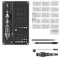 HIOD Set di Cacciaviti di Precisione 106 in 1 Set di Cacciaviti Magnetici per PC Set di Strumenti di Riparazione Elettronica per PC