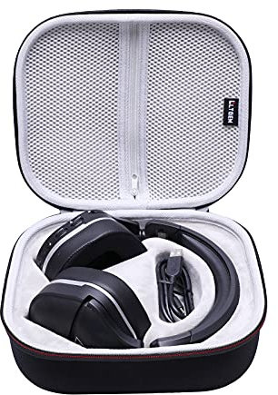 LTGEM Case Compatible with Turtle Beach Stealth 600/700 Gen 3 & 600/700 Gen 2 MAX Wireless Gaming Headset, Black+Gray