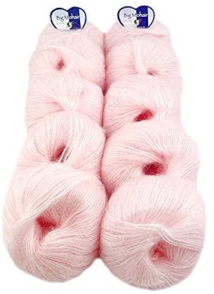 Tricot Café – Big Mohair – ideal für Neugeborene, Wollgemisch, Rosa Baby 4