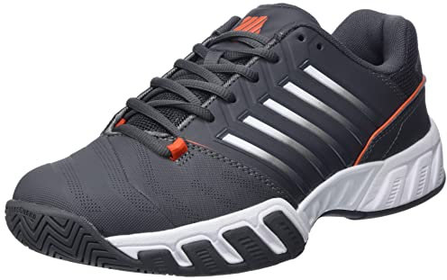 K-Swiss Herren Bigshot Light 4 Tennisschuh, Asphalt/White/Spicy Orange, 42.5 EU