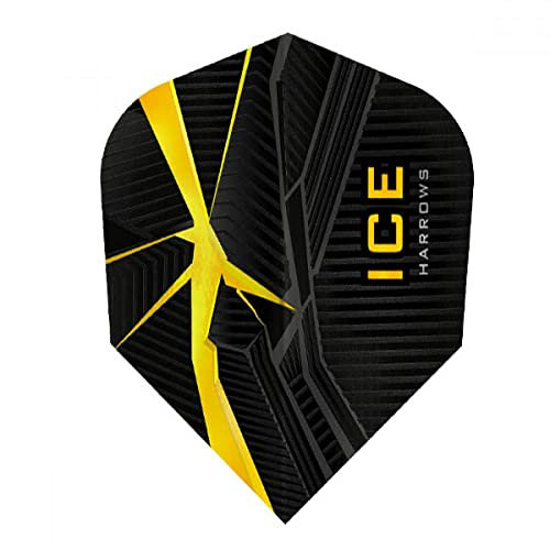 Harrows darts dart-flights ice recut gelb