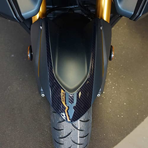 labelbike - 3D Harz Aufkleber Dekorationen und Schutz für Motorrad-Scoter-Kotflügel kompatibel mit Yamaha Tmax 2022-2024 Farbe Gold