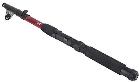 Angelrute Teleskop Angelrute tragbar, Angelrute Leistung, bequemer Griff, langlebige Glasfaser, Outdoor tragbare leichte Casting Teleskop Angelrute(3.0M) Casting