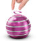Kryfa Kinetic Desk Toy, Fidget Sensory Toys for Party Favors Kids, Pinata Stuffers, Easter Baskets, Kinetic Spinning Desk Toys for Adults (4.5cm, Purple)
