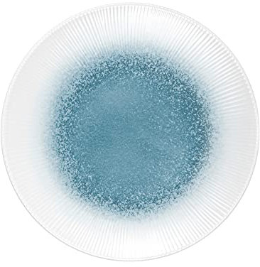 BRUNNER 0830027N.C1X Elegante Piatto Dessert Infrangibile in Melamina Stonetouch, Diametro 20 Cm, Collezione Meteore