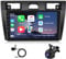 2GB 32GB Autoradio Android per Ford Fiesta 2006-2011 Radio Carplay Android Auto Mirror Link, 9 Pollici Touchscreen GPS Navi Bluetooth Wifi FM RDS HiFi SWC, Telecamera Posteriore 2 Din per Ford Fiesta
