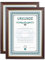 IDEAL TREND 2er 3er 5er 10er Pack Dokument Bilderrahmen 21x29,7 DIN A4 Urkunde Foto Rahmen: Farbe: 2er Pack Mahagoni