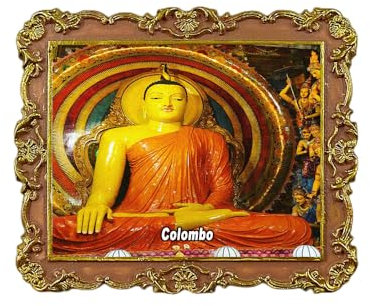 Colombo Sri Lanka Kühlschrankmagnet 3D Reise Souvenir Kühlschrank Dekoration Magnetischer Aufkleber Craft Collection